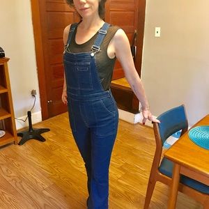 Gap 1969 Flare Overalls Size M